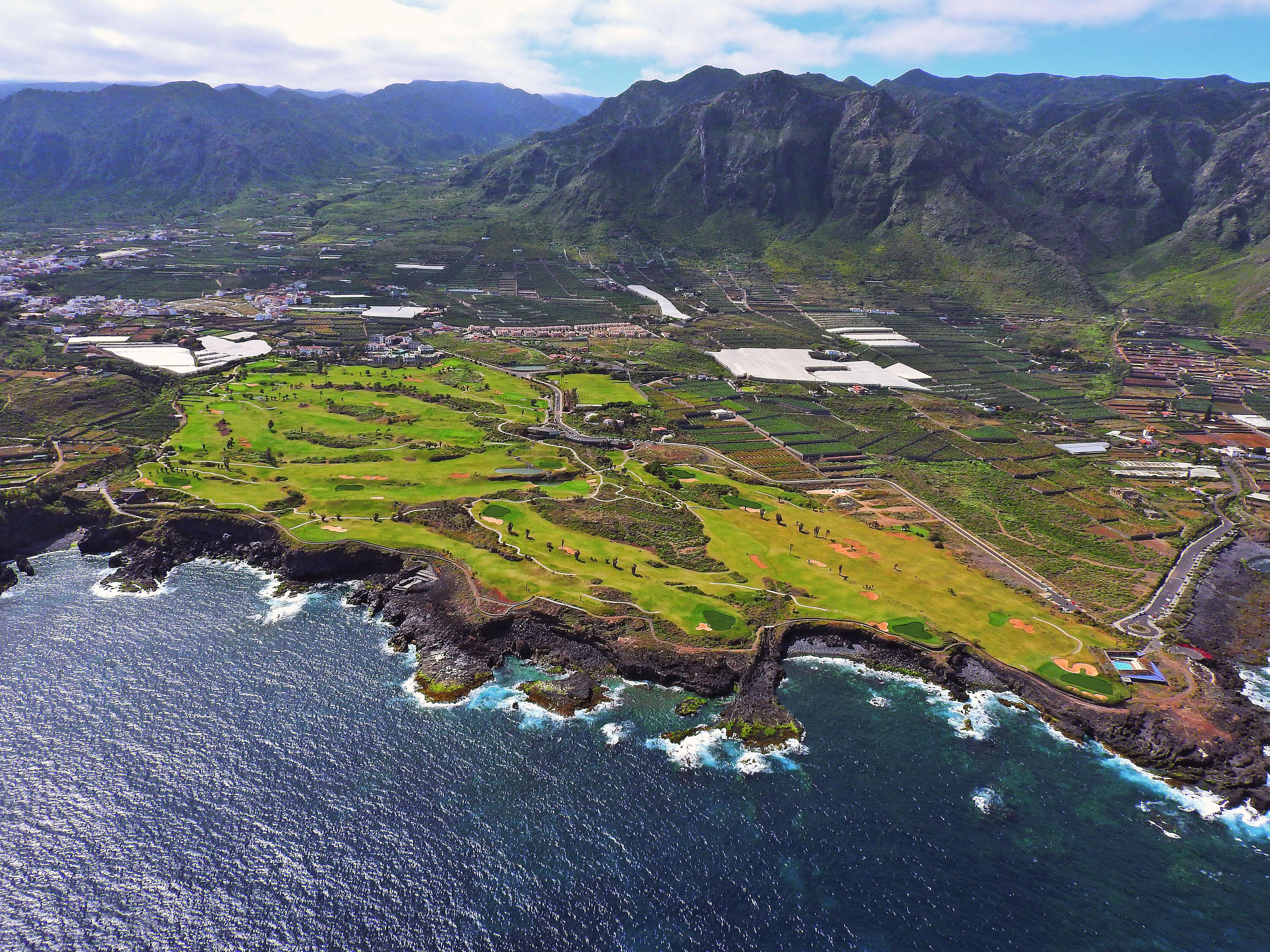 Hacienda del Conde member of Meliá Collection - Adults Only Hotel Buenavista Del Norte Exterior foto Aerial view of the Princeville Golf Course